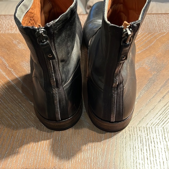 Sartori Gold Leather Ankle Boots Size 10.5 - Picture 7 of 9